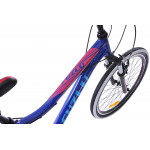 Detský bicykel 24" Fuzlu Team hliníkový modrá